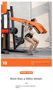 Multi-Station Power Rack - 3-Person Comprehensive Training System