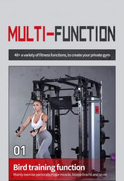 Multifunctional Smith Machine Squat Stand - Commercial-Grade Home Gym Equipment