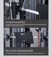 Multifunctional Smith Machine Squat Stand - Commercial-Grade Home Gym Equipment